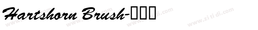 Hartshorn Brush字体转换